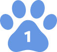 Agile Dogs logo featuring a playful dog silhouette and modern design.